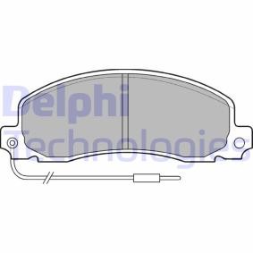 Achetez des Plaquette de frein de chez DELPHI en ligne pour Trafic I Van (T1, T2, T3, T4, T, P, V) à prix modérés