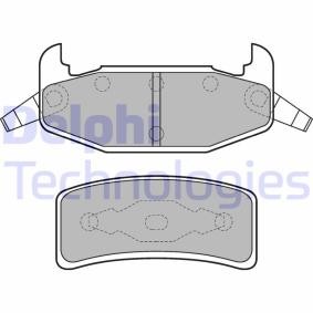 Achetez des Plaquettes de frein DELPHI LP896 à prix pour 19,86 €