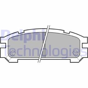 SUBARU Bremsbeläge von DELPHI