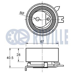 Radlagersatz 7004 von RUVILLE günstig für 30,17 € online kaufen