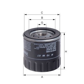 Køb Oliefilter af HENGST FILTER H10W07 til den lave pris 36,28 DKK