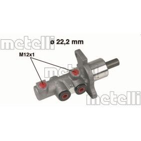 Compre Cilindro principal de freno de METELLI online para GT (937) a precios moderados