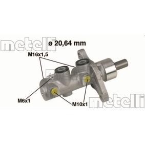 Hauptbremszylinder 05-0346 von METELLI günstig für 66,00 € online kaufen
