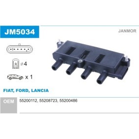 Zündspule JM5034 von JANMOR günstig für 79,41 € online kaufen