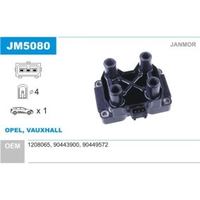 Zündspule JM5080 von JANMOR günstig für 77,26 € online kaufen
