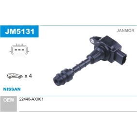 Zündspule JM5131 von JANMOR günstig für 43,37 € online kaufen
