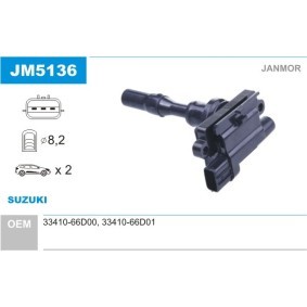 Zündspule für SUZUKI von JANMOR