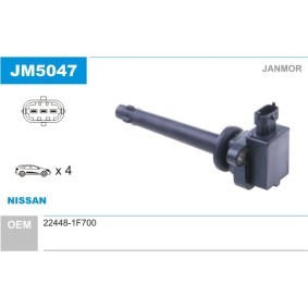 Zündspule JM5047 von JANMOR günstig für 98,74 € online kaufen