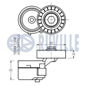 Umlenk- / Führungsrolle, Keilrippenriemen 55992 von RUVILLE günstig für 24,79 € online kaufen