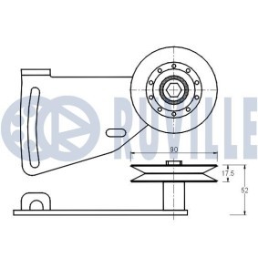 Umlenk- / Führungsrolle, Keilrippenriemen 55094 von RUVILLE günstig für 1,24 € online kaufen