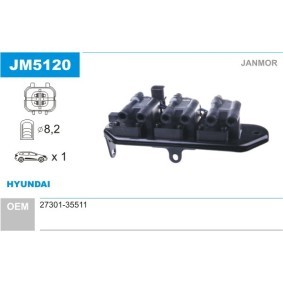 Zündspule für HYUNDAI von JANMOR