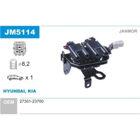 Zündspule JM5114 von JANMOR günstig für 39,33 € online kaufen