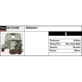 Osta Jarrusatula DELCO REMY:llä DC72495 edullisesti hintaan 99,72 €
