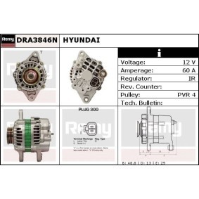 Lichtmaschine DRA3846N von DELCO REMY günstig für 142,46 € online kaufen