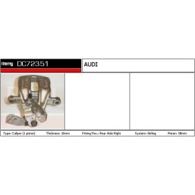 Bremssattel für AUDI von DELCO REMY