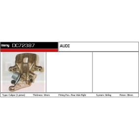 Bremssattel DC72387 von DELCO REMY günstig für 69,59 € online kaufen