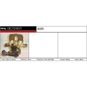 Bremssattel DC72401 von DELCO REMY günstig für 76,19 € online kaufen