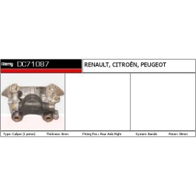 Bremssattel für CITROËN von DELCO REMY
