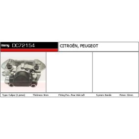 Bremssattel für CITROËN von DELCO REMY