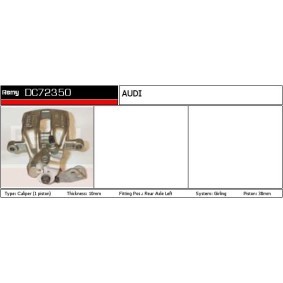 Bremssattel für AUDI von DELCO REMY