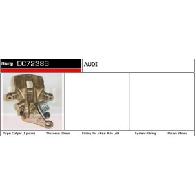 Bremssattel für AUDI von DELCO REMY