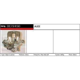 Bremssattel DC72450 von DELCO REMY günstig für 85,79 € online kaufen