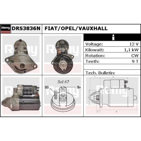 Köp Startmotor av DELCO REMY DRS3836N till det låga priset 5669,00 kr