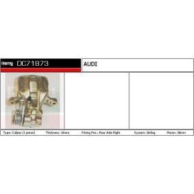 Bremssattel DC71873 von DELCO REMY günstig für 72,42 € online kaufen