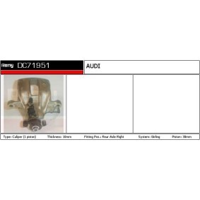 Bremssattel DC71951 von DELCO REMY günstig für 80,85 € online kaufen