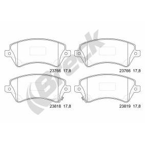 Achetez des Plaquettes de frein BRECK 23766 00 701 10 à prix pour 52,76 €
