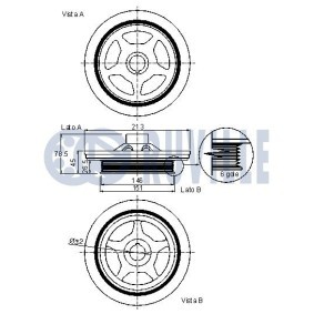 Comprar Brazo tensor, correa poli V de RUVILLE 55360 a bajo precio de 90,12 €