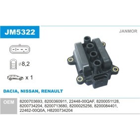 Acquista Bobina d'accensione da JANMOR JM5322 a buon mercato per soli 34,67 €