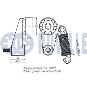 Compre Kit de cadena de distribución de RUVILLE online para 4 Furgoneta (R21, R23) a precios moderados