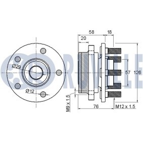 Lichtmaschine, Ersatzteile des Herstellers RUVILLE - Originalware Artikelnummer: 55466