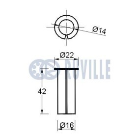 Umlenkrolle, Zahnriemen 57008 von RUVILLE günstig für 108,37 € online kaufen