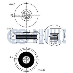 Riemenscheibe, Kurbelwelle 515833 von RUVILLE günstig für 106,85 € online kaufen