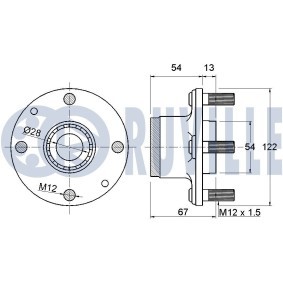 Rollensatz, Zahnriemen 5548950 von RUVILLE günstig für 14,14 € online kaufen