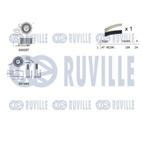 Wasserpumpe + Zahnriemensatz 56340702 von RUVILLE günstig für 148,76 € online kaufen