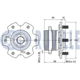 Rollensatz, Zahnriemen 5549151 von RUVILLE günstig für 80,64 € online kaufen