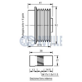 Rollensatz, Zahnriemen 5582250 von RUVILLE günstig für 14,14 € online kaufen