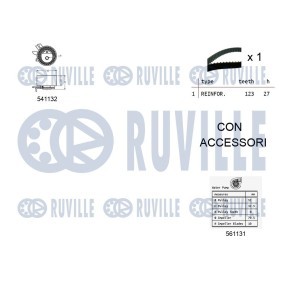 Zahnriemensatz 5691370 von RUVILLE günstig für 81,35 € online kaufen