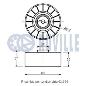 Rollensatz, Zahnriemen 5584455 von RUVILLE günstig für 55,49 € online kaufen