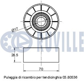 Rollensatz, Zahnriemen 5593850 von RUVILLE günstig für 63,74 € online kaufen