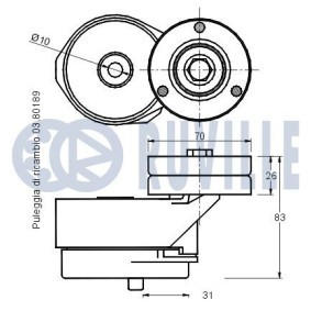 Rollensatz, Zahnriemen 5594350 von RUVILLE günstig für 47,63 € online kaufen