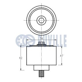 Rollensatz, Zahnriemen 5599750 von RUVILLE günstig für 36,85 € online kaufen