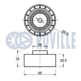 Radlagersatz 7428 von RUVILLE günstig für 59,40 € online kaufen