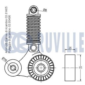 Rollensatz, Zahnriemen 5660250 von RUVILLE günstig für 42,95 € online kaufen