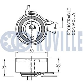 Rollensatz, Zahnriemen 5700251 von RUVILLE günstig für 78,03 € online kaufen