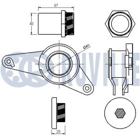 Rollensatz, Zahnriemen 5700650 von RUVILLE günstig für 111,00 € online kaufen