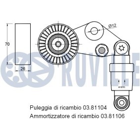 Rollensatz, Zahnriemen 5703451 von RUVILLE günstig für 164,09 € online kaufen